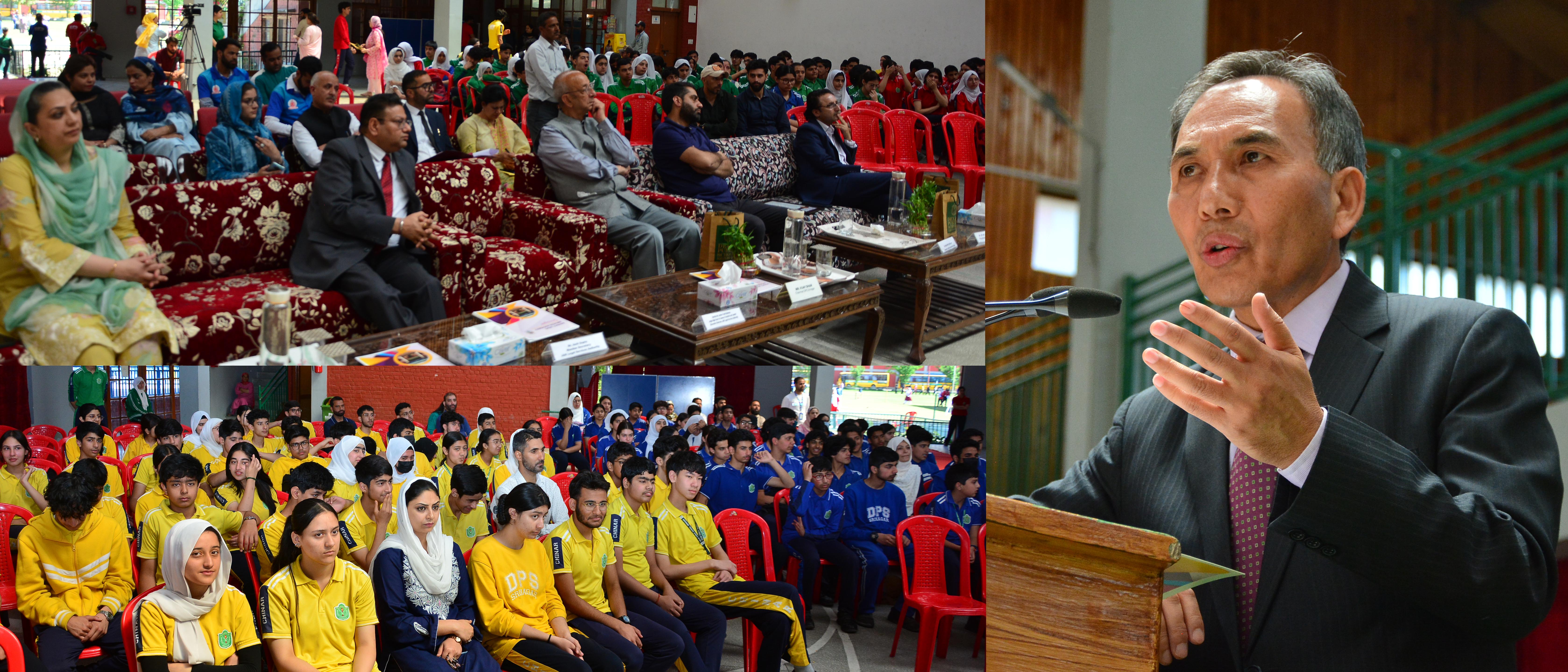 'Justice Tashi interacts with Children on the ill effects of Substance Abuse'